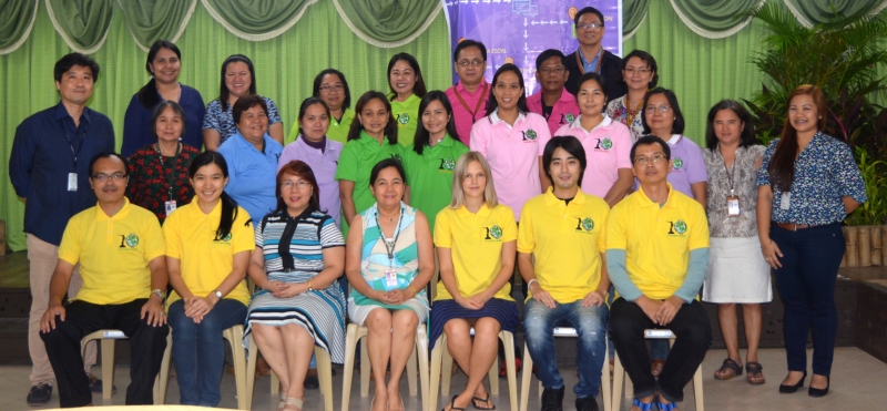 Workshop facilitators, participants, and university officials come together during the Kalinangan graduation ceremony on 5 December 2016 at the Makiling Hall, 2/F SU Building.