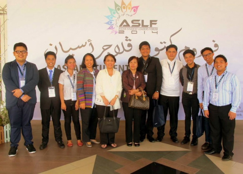 Filipino Delegates at the 3rd ASEAN Leaders Forum at the University of Brunei Darussalam