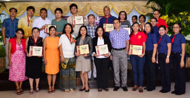 Awardees at the Recognition Program of OSA's 54th Anniversary Celebration